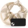 image:imageGORGLITTER Womens Satin Clutch Purses Knot Evening Bags Small Handbag Wedding Guest Clutch Trendy Purses 2026Champagne