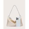 image:imageGORGLITTER Womens Satin Evening Handbag Wedding Prom Clutch Purse Party Formal Cocktail Clutches Shoulder BagChampagne