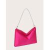 image:imageGORGLITTER Womens Satin Evening Handbag Wedding Prom Clutch Purse Party Formal Cocktail Clutches Shoulder BagPink