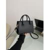 image:imageGORGLITTER Womens Small Crossbody Purse Double Handle Satchel Shoulder Bag Crossbody Square Bag Purse Handbag  Small Double Handle Crossbody Square BagBlack