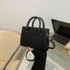 image:imageGORGLITTER Womens Small Crossbody Purse Double Handle Satchel Shoulder Bag Crossbody Square Bag Purse Handbag  Small Double Handle Crossbody Square BagBlack