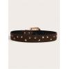 image:imageGORGLITTER Womens Western Belts 70s Concho Rodeo Cowboy Cowgirl Country Leather Belt Boho Vintage BeltsBrown Star