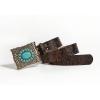 image:imageGORGLITTER Womens Western Belts Turquoise Cowgirl Counrty Concho Buckle Belts Vintage BohemianBronze