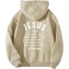 image:imageGORGLITTER Boys Cool Hoodies Letter Graphic Long Sleeve Pullover TopsApricot