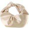image:imageGORGLITTER Womens Satin Clutch Purses Knot Evening Bags Small Handbag Wedding Guest Clutch Trendy Purses 2026Champagne
