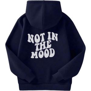 image:imageGORGLITTER Boys Cool Hoodies Letter Graphic Long Sleeve Pullover TopsBlue