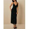 image:imageGORGLITTER Womens Backless Wedding Guest Derby Maxi Dress Birthday Cocktail Summer Vacation Boho Going Out Sun DressesBlack