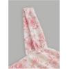 image:imageGORGLITTER Womens Floral Summer Wedding Guest Dress Ruched Cocktail Party Bridal Shower Formal Beach Midi Sun DressesDusty Pink Flower