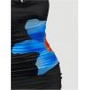 image:imageGORGLITTER Womens Halter Tie Maxi Dresses Elegant Classy Backless Cowl Neck Evening Gowns Formal Cocktail Ruched DressBlack and Blue