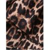 image:imageGORGLITTER Womens Leopard Print Mini Dress Cheetah Y2k Backless Deep V Neck Ruffle Halter Dresses Going Out OutfitsBrown