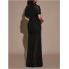 image:imageGORGLITTER Womens Mesh Bodycon Maxi Dress Ruched Asymmetrical Wedding Guest Formal Prom Birthday Party Dinner DressesBlack