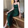 image:imageGORGLITTER Womens Mesh Bodycon Maxi Prom Dress Sleeveless Backless Evening Date Night Party Cocktail Long DressDark Green
