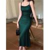 image:imageGORGLITTER Womens Mesh Bodycon Maxi Prom Dress Sleeveless Backless Evening Date Night Party Cocktail Long DressDark Green