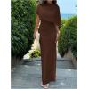image:imageGORGLITTER Womens Ruched Draped Going Out Bodycon Maxi Dress Sheer Mock Neck Cape Elegant Classy Wedding Guest DressesCoffee