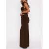 image:imageGORGLITTER Womens Sexy Lace Bodycon Maxi Dresses Sexy Prom Formal Mesh Cut Out Long Cocktail Brunch Dinner Long DressesCoffee