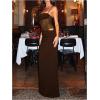 image:imageGORGLITTER Womens Sexy Lace Bodycon Maxi Dresses Sexy Prom Formal Mesh Cut Out Long Cocktail Brunch Dinner Long DressesCoffee