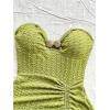 image:imageGORGLITTER Womens Strapless Backless Bodycon Maxi Tube Top Dress Bow Summer Graduation Wedding Guest Cocktail SundressGreen