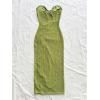 image:imageGORGLITTER Womens Strapless Backless Bodycon Maxi Tube Top Dress Bow Summer Graduation Wedding Guest Cocktail SundressGreen