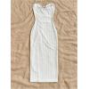 image:imageGORGLITTER Womens Strapless Backless Bodycon Maxi Tube Top Dress Bow Summer Graduation Wedding Guest Cocktail SundressWhite