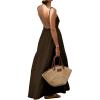 image:imageGORGLITTER Womens Backless Cami Dress Spaghetti Strap Maxi Lounge House Flowy Beach Vacation Long SundressCoffee
