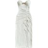 image:imageGORGLITTER Womens Strapless Backless Bodycon Maxi Tube Top Dress Bow Summer Graduation Wedding Guest Cocktail SundressWhite