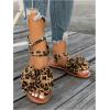 image:imageGORGLITTER Womens Bow Flat Sandals Dressy Formal Cute Strappy Ankle Strap Open Toe Summer Beach Sandals 2026Yellow