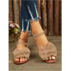 image:imageGORGLITTER Womens Bow Summer Dress Sandals 2026 Slingback Flats Dressy Vacation Slip On Slides ShoesBrown Bow