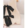 image:imageGORGLITTER Womens Cute Tank Tops Trendy Spring Summer Vacation Going Out Outfits Bow Backless Sleeveless Knit Vest TopsApricot