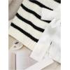 image:imageGORGLITTER Womens Cute Tank Tops Trendy Spring Summer Vacation Going Out Outfits Bow Backless Sleeveless Knit Vest TopsBlack and White