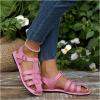image:imageGORGLITTER Womens Mexicanos Huaraches Sandals Closed Toe Slingback Ankle Strap Flats Sandals Vacation Walking ShoesWatermelon Pink