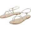 image:imageGORGLITTER Womens Summer Sandals 2026 Strappy Slingback Flats Dressy Cute Beach Vacation SlidesGold