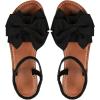 image:imageGORGLITTER Womens Bow Summer Dress Sandals 2026 Slingback Flats Dressy Vacation Slip On Slides ShoesBlack
