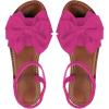 image:imageGORGLITTER Womens Bow Summer Dress Sandals 2026 Slingback Flats Dressy Vacation Slip On Slides ShoesHot Pink Bow