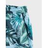 image:imageGORGLITTER Mens 2 Piece Short Sleeve Graphic Tee Hawaiian Printed Drawstring Shorts SetBlack and Green