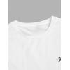 image:imageGORGLITTER Mens 2 Piece Short Sleeve Graphic Tee Hawaiian Printed Drawstring Shorts SetBlue and White Tree