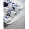 image:imageGORGLITTER Mens 2 Piece Vacation Beach Outfits Floral Button Down Shirt and Shorts Cruise Attire SetsWhite and Blue Floral