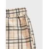 image:imageGORGLITTER Mens Plaid Print Casual Short Sleeve T Shirts and Shorts Tracksuit SetKhaki and Black