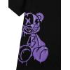 image:imageGORGLITTER Mens Summer Beach Outfits Graphic Tee and Drawstring Waist Cool Shorts Sets Drippy ClothesPurple