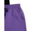 image:imageGORGLITTER Mens Summer Beach Outfits Graphic Tee and Drawstring Waist Cool Shorts Sets Drippy ClothesPurple