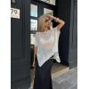image:imageGORGLITTER Womens Crochet Cover Up Tops Cropped Sheer Poncho Shawl Cape Top Summer Beach Vacation Outfits 2026Apricot