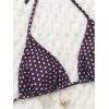 image:imageGORGLITTER Womens Polka Dots Bikini Sets Halter Triangle Tie Side Bathing Suit Cute Two Piece Swimsuit Summer VacationPurple