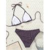 image:imageGORGLITTER Womens Polka Dots Bikini Sets Halter Triangle Tie Side Bathing Suit Cute Two Piece Swimsuit Summer VacationPurple