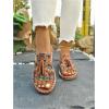 image:imageGORGLITTER Womens Rainbow Summer Sandals 2026 Boho Colorful Mexican Vacation Flats Slides ShoesMulticolor Fringe