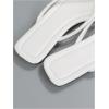 image:imageGORGLITTER Womens Square Open Toe Flip Flop Minimalist Thong Flat Sandals Slide On Summer Vacation 2026 Dressy ShoesWhite