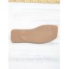 image:imageGORGLITTER Womens Square Toe Flip Flops Boho Flat Sandals Straw Dressy Beach Summer Vacation 2026 Slide ShoesBeige