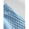 image:imageGORGLITTER Mens 2 Piece Outfits Waffle Knit Button Down Shirt Top and Shorts SetBlue