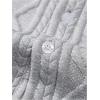 image:imageGORGLITTER Mens 2 Piece Outfits Waffle Knit Button Down Shirt Top and Shorts SetGrey