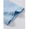 image:imageGORGLITTER Mens 2 Piece Outfits Waffle Knit Button Down Shirt Top and Shorts SetLight Blue