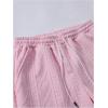 image:imageGORGLITTER Mens 2 Piece Outfits Waffle Knit Button Down Shirt Top and Shorts SetPink
