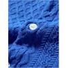 image:imageGORGLITTER Mens 2 Piece Outfits Waffle Knit Button Down Shirt Top and Shorts SetRoyal Blue